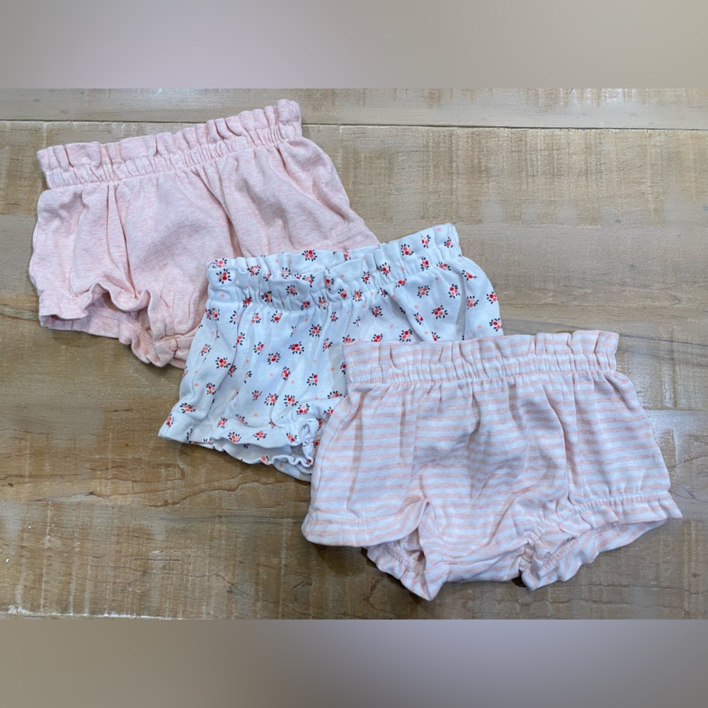 Baby Gap infant girls bottoms shorts pull on 3